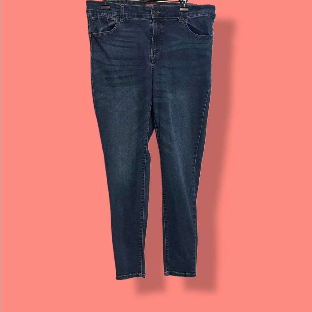 Chic Dark Blue Women's Skinny Jeans